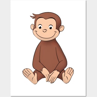 Curious George Funny Posters and Art